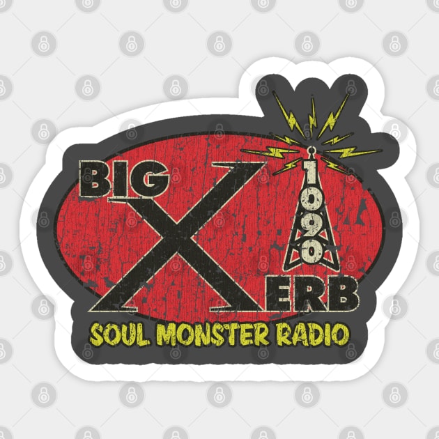 XERB 1090 AM Radio 1965 Sticker by JCD666